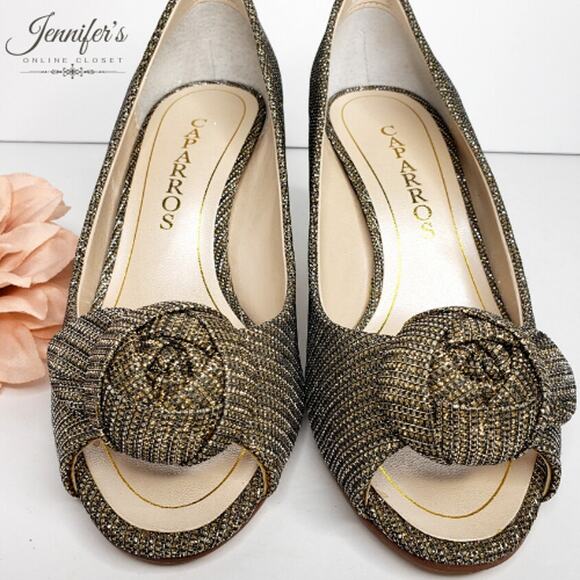 Caparros Women's NEW Willamena Peep Toe Heels NEW! Size 7.5B - Picture 4 of 13